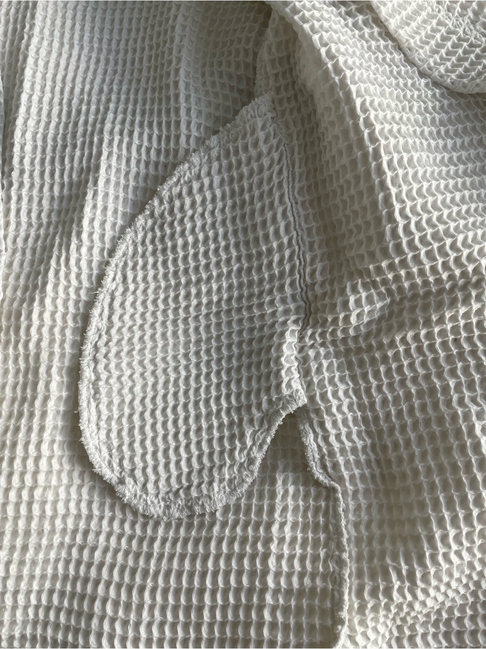 Parachute White Waffle-Knit Robe - Picture 3 of 4